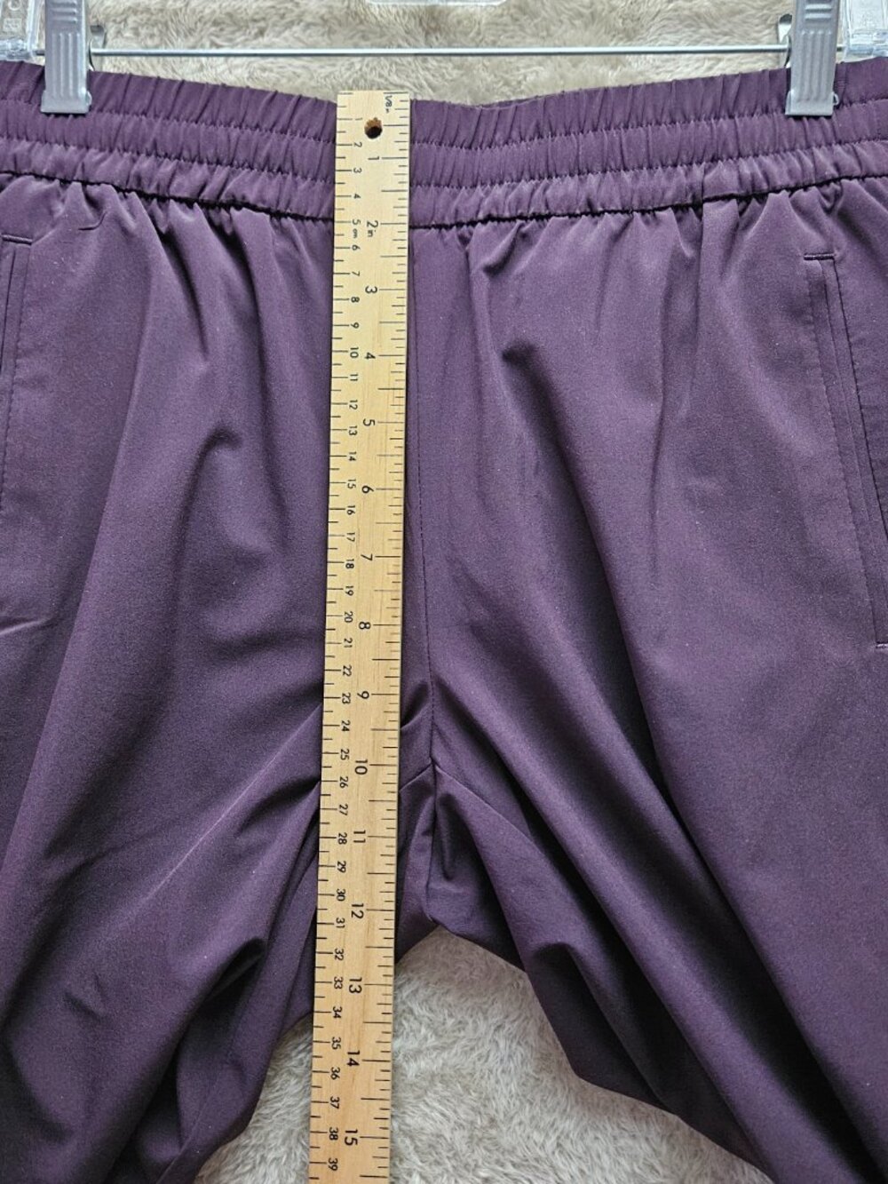 NWT Banana Republic Airstretch Joggers Wine Purple Colour Pants Women's Size XS - Picture 9 of 9